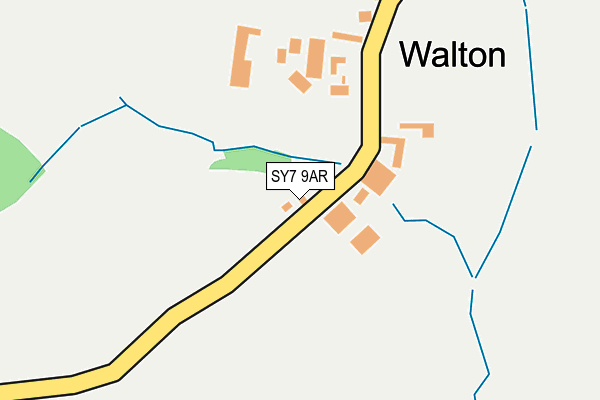 SY7 9AR map - OS OpenMap – Local (Ordnance Survey) SY7 9AR map - OS OpenMap – Local (Ordnance Survey)