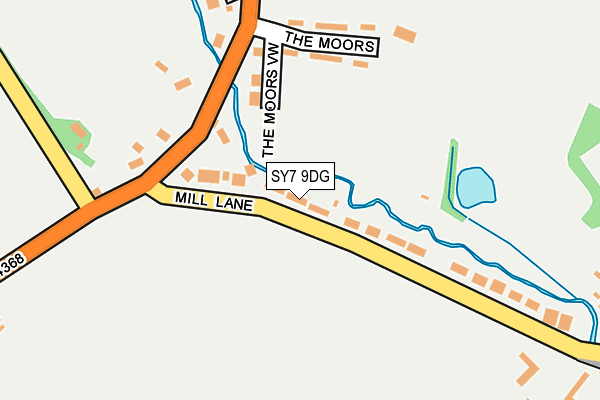 SY7 9DG map - OS OpenMap – Local (Ordnance Survey) SY7 9DG map - OS OpenMap – Local (Ordnance Survey)