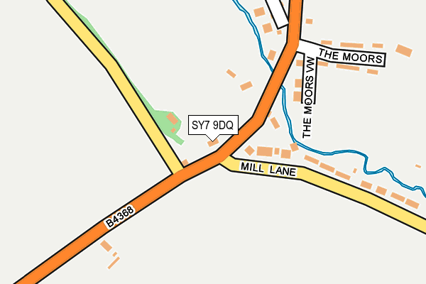 SY7 9DQ map - OS OpenMap – Local (Ordnance Survey) SY7 9DQ map - OS OpenMap – Local (Ordnance Survey)