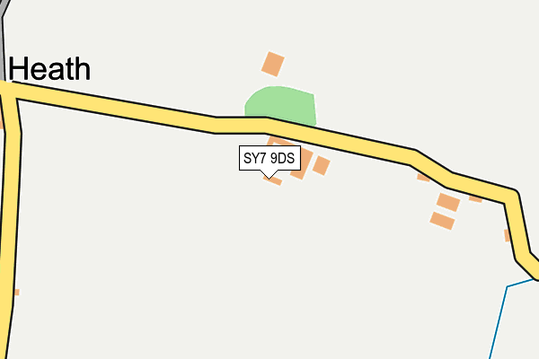SY7 9DS map - OS OpenMap – Local (Ordnance Survey) SY7 9DS map - OS OpenMap – Local (Ordnance Survey)