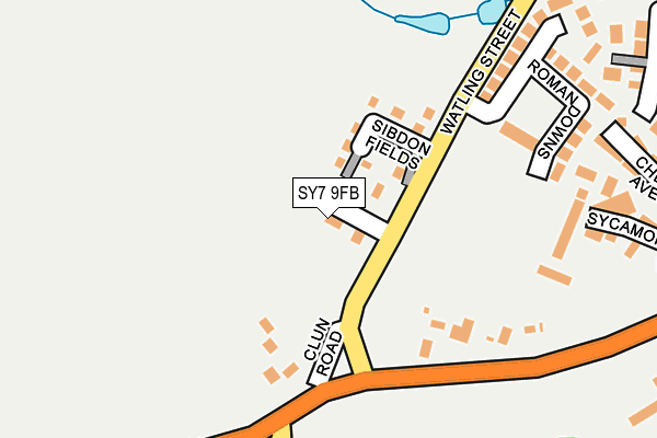 SY7 9FB map - OS OpenMap – Local (Ordnance Survey) SY7 9FB map - OS OpenMap – Local (Ordnance Survey)