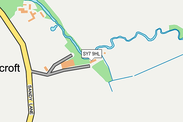 SY7 9HL map - OS OpenMap – Local (Ordnance Survey) SY7 9HL map - OS OpenMap – Local (Ordnance Survey)