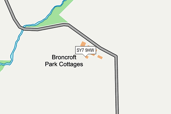 SY7 9HW map - OS OpenMap – Local (Ordnance Survey) SY7 9HW map - OS OpenMap – Local (Ordnance Survey)
