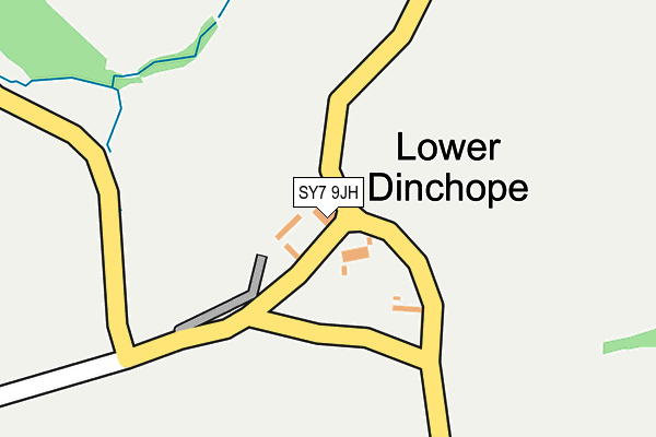 SY7 9JH map - OS OpenMap – Local (Ordnance Survey) SY7 9JH map - OS OpenMap – Local (Ordnance Survey)