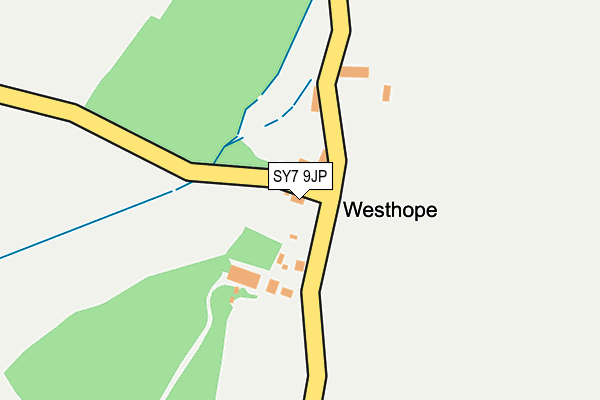 SY7 9JP map - OS OpenMap – Local (Ordnance Survey) SY7 9JP map - OS OpenMap – Local (Ordnance Survey)