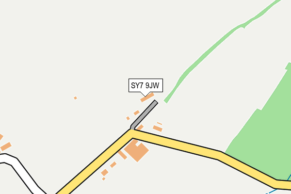 SY7 9JW map - OS OpenMap – Local (Ordnance Survey) SY7 9JW map - OS OpenMap – Local (Ordnance Survey)