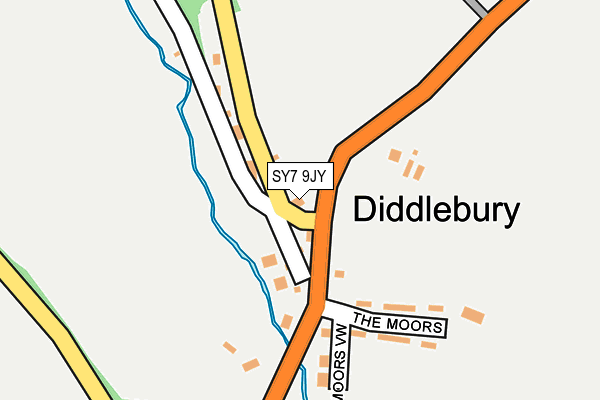 SY7 9JY map - OS OpenMap – Local (Ordnance Survey) SY7 9JY map - OS OpenMap – Local (Ordnance Survey)