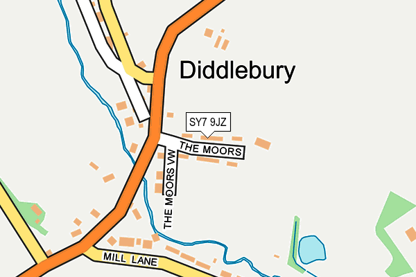 SY7 9JZ map - OS OpenMap – Local (Ordnance Survey) SY7 9JZ map - OS OpenMap – Local (Ordnance Survey)