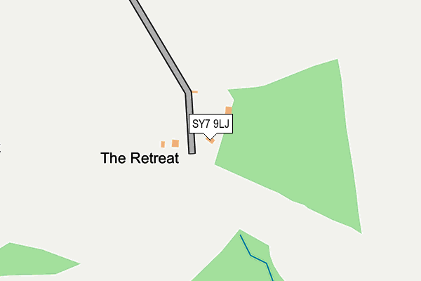 SY7 9LJ map - OS OpenMap – Local (Ordnance Survey) SY7 9LJ map - OS OpenMap – Local (Ordnance Survey)