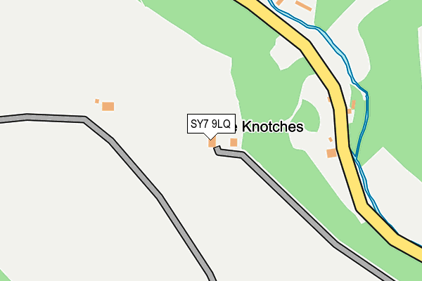 SY7 9LQ map - OS OpenMap – Local (Ordnance Survey) SY7 9LQ map - OS OpenMap – Local (Ordnance Survey)