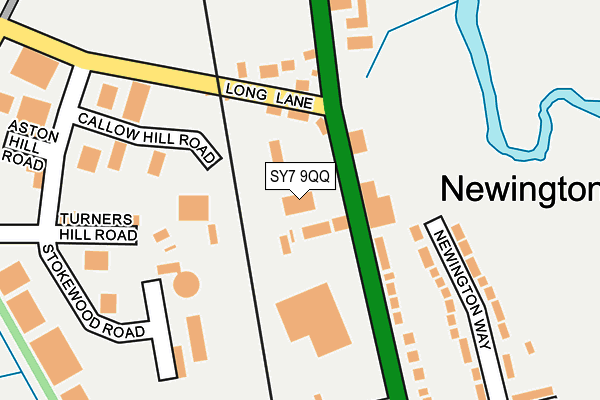 SY7 9QQ map - OS OpenMap – Local (Ordnance Survey) SY7 9QQ map - OS OpenMap – Local (Ordnance Survey)