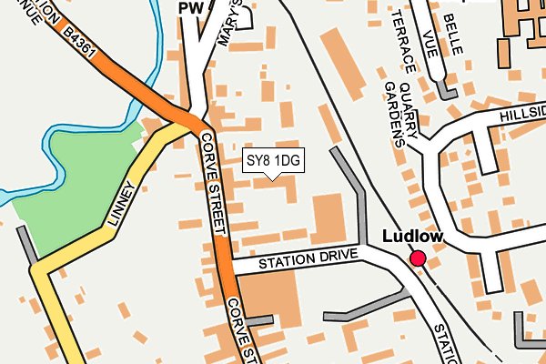 SY8 1DG map - OS OpenMap – Local (Ordnance Survey) SY8 1DG map - OS OpenMap – Local (Ordnance Survey)