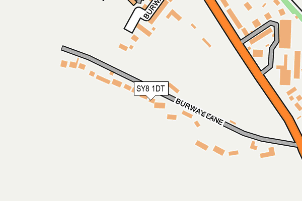 SY8 1DT map - OS OpenMap – Local (Ordnance Survey) SY8 1DT map - OS OpenMap – Local (Ordnance Survey)