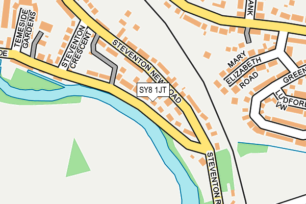 SY8 1JT map - OS OpenMap – Local (Ordnance Survey) SY8 1JT map - OS OpenMap – Local (Ordnance Survey)