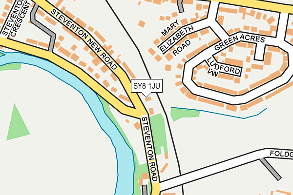 SY8 1JU map - OS OpenMap – Local (Ordnance Survey) SY8 1JU map - OS OpenMap – Local (Ordnance Survey)
