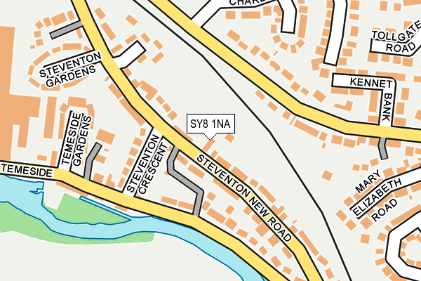SY8 1NA map - OS OpenMap – Local (Ordnance Survey) SY8 1NA map - OS OpenMap – Local (Ordnance Survey)