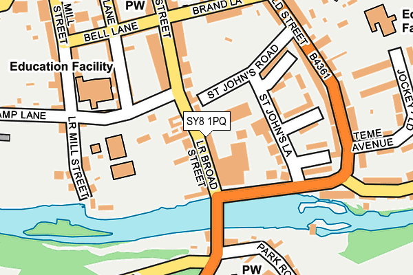 SY8 1PQ map - OS OpenMap – Local (Ordnance Survey) SY8 1PQ map - OS OpenMap – Local (Ordnance Survey)