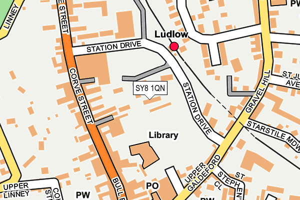 SY8 1QN map - OS OpenMap – Local (Ordnance Survey) SY8 1QN map - OS OpenMap – Local (Ordnance Survey)