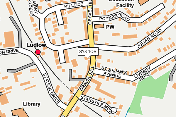 SY8 1QR map - OS OpenMap – Local (Ordnance Survey) SY8 1QR map - OS OpenMap – Local (Ordnance Survey)