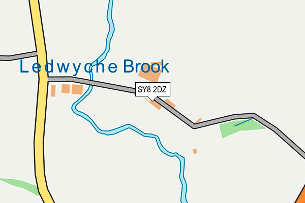 SY8 2DZ map - OS OpenMap – Local (Ordnance Survey) SY8 2DZ map - OS OpenMap – Local (Ordnance Survey)
