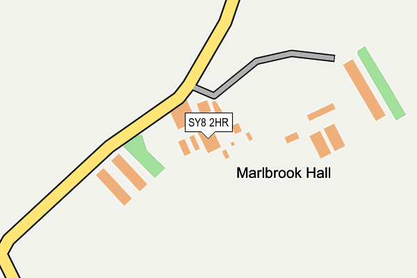 SY8 2HR map - OS OpenMap – Local (Ordnance Survey) SY8 2HR map - OS OpenMap – Local (Ordnance Survey)