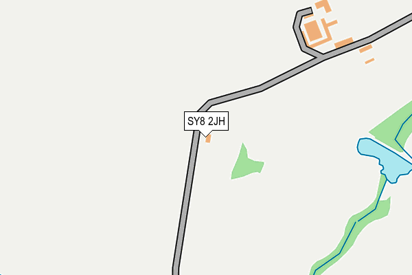 SY8 2JH map - OS OpenMap – Local (Ordnance Survey) SY8 2JH map - OS OpenMap – Local (Ordnance Survey)