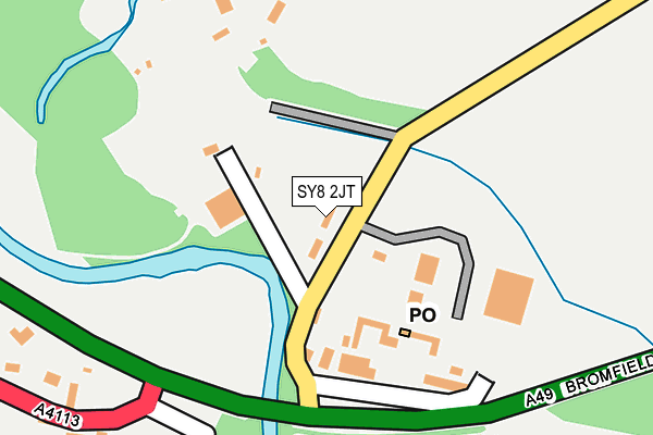 SY8 2JT map - OS OpenMap – Local (Ordnance Survey) SY8 2JT map - OS OpenMap – Local (Ordnance Survey)