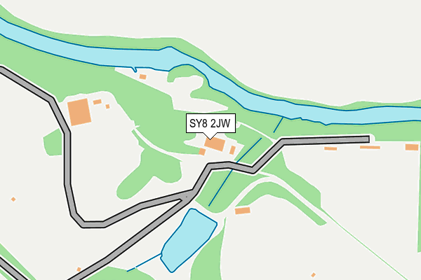 SY8 2JW map - OS OpenMap – Local (Ordnance Survey) SY8 2JW map - OS OpenMap – Local (Ordnance Survey)