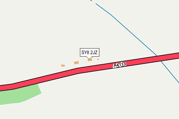 SY8 2JZ map - OS OpenMap – Local (Ordnance Survey) SY8 2JZ map - OS OpenMap – Local (Ordnance Survey)