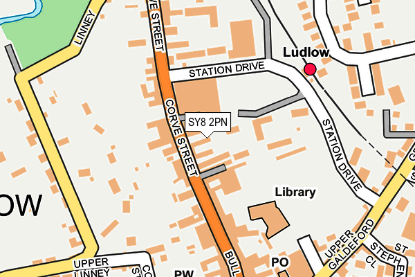 SY8 2PN map - OS OpenMap – Local (Ordnance Survey) SY8 2PN map - OS OpenMap – Local (Ordnance Survey)