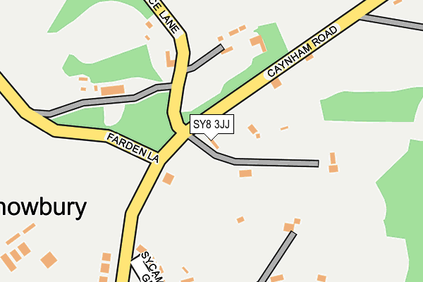 SY8 3JJ map - OS OpenMap – Local (Ordnance Survey) SY8 3JJ map - OS OpenMap – Local (Ordnance Survey)