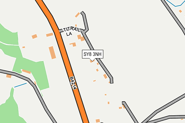 SY8 3NH map - OS OpenMap – Local (Ordnance Survey) SY8 3NH map - OS OpenMap – Local (Ordnance Survey)