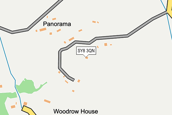 SY8 3QN map - OS OpenMap – Local (Ordnance Survey) SY8 3QN map - OS OpenMap – Local (Ordnance Survey)