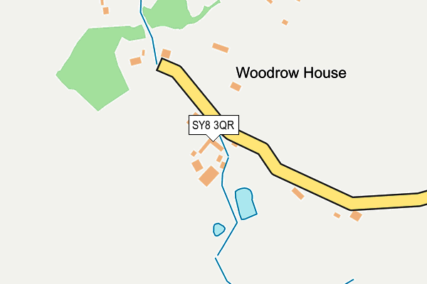 SY8 3QR map - OS OpenMap – Local (Ordnance Survey) SY8 3QR map - OS OpenMap – Local (Ordnance Survey)