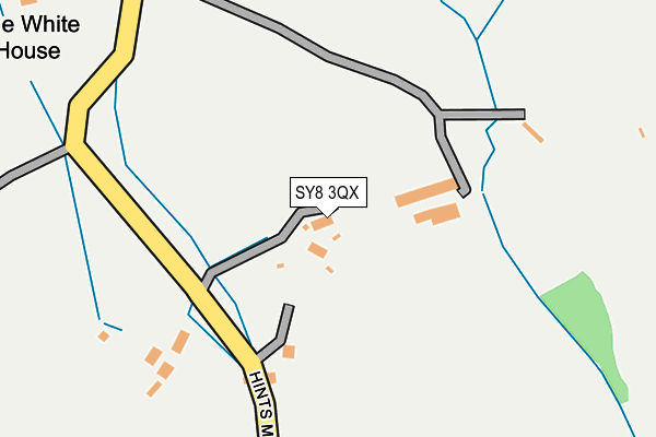 SY8 3QX map - OS OpenMap – Local (Ordnance Survey) SY8 3QX map - OS OpenMap – Local (Ordnance Survey)