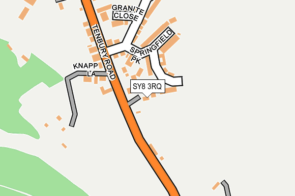 SY8 3RQ map - OS OpenMap – Local (Ordnance Survey) SY8 3RQ map - OS OpenMap – Local (Ordnance Survey)