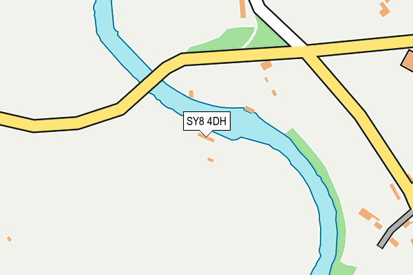 SY8 4DH map - OS OpenMap – Local (Ordnance Survey) SY8 4DH map - OS OpenMap – Local (Ordnance Survey)