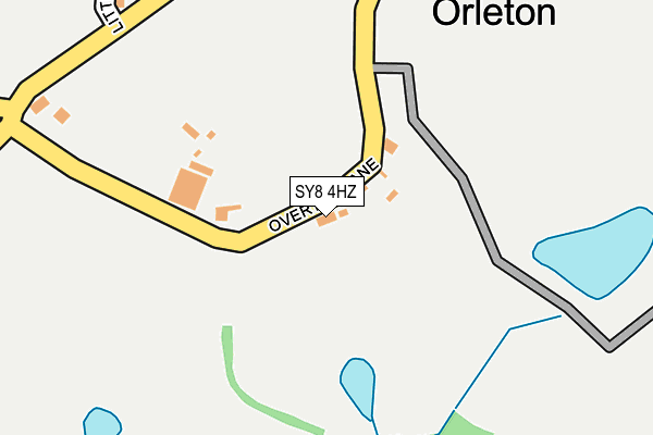 SY8 4HZ map - OS OpenMap – Local (Ordnance Survey) SY8 4HZ map - OS OpenMap – Local (Ordnance Survey)