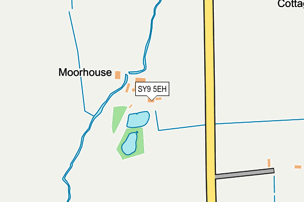 SY9 5EH map - OS OpenMap – Local (Ordnance Survey)