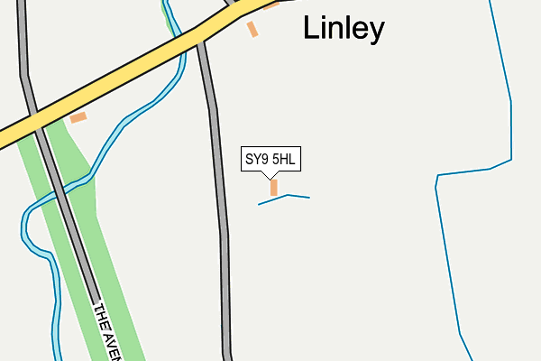 SY9 5HL map - OS OpenMap – Local (Ordnance Survey) SY9 5HL map - OS OpenMap – Local (Ordnance Survey)