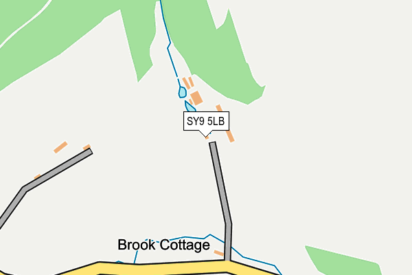 SY9 5LB map - OS OpenMap – Local (Ordnance Survey) SY9 5LB map - OS OpenMap – Local (Ordnance Survey)