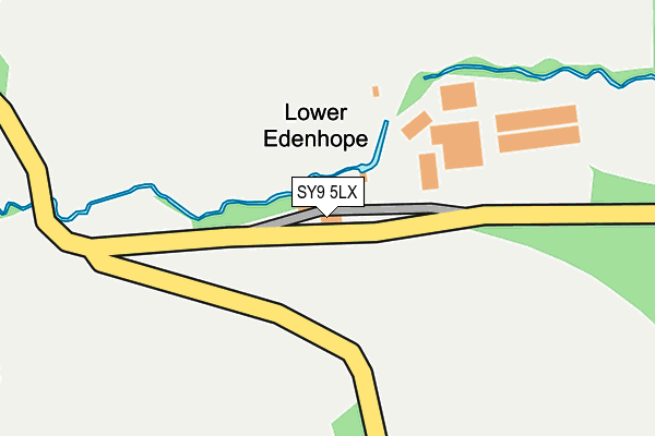 SY9 5LX map - OS OpenMap – Local (Ordnance Survey) SY9 5LX map - OS OpenMap – Local (Ordnance Survey)