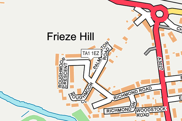 TA1 1EZ map - OS OpenMap – Local (Ordnance Survey) TA1 1EZ map - OS OpenMap – Local (Ordnance Survey)