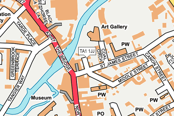 TA1 1JJ map - OS OpenMap – Local (Ordnance Survey) TA1 1JJ map - OS OpenMap – Local (Ordnance Survey)