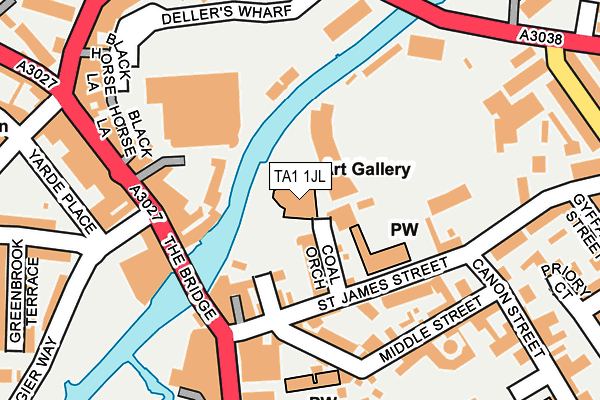 TA1 1JL map - OS OpenMap – Local (Ordnance Survey) TA1 1JL map - OS OpenMap – Local (Ordnance Survey)