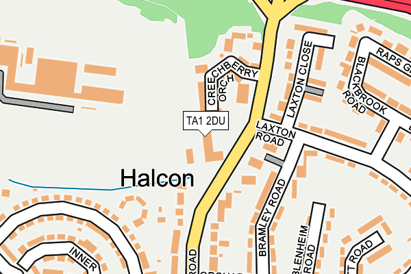 TA1 2DU map - OS OpenMap – Local (Ordnance Survey) TA1 2DU map - OS OpenMap – Local (Ordnance Survey)