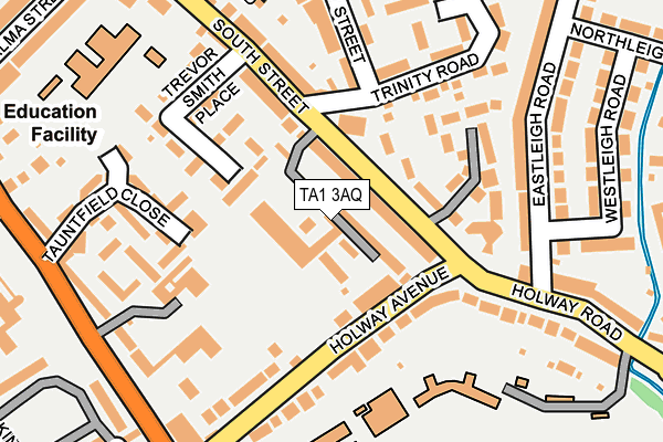 TA1 3AQ map - OS OpenMap – Local (Ordnance Survey) TA1 3AQ map - OS OpenMap – Local (Ordnance Survey)