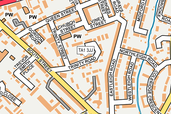 TA1 3JJ map - OS OpenMap – Local (Ordnance Survey) TA1 3JJ map - OS OpenMap – Local (Ordnance Survey)