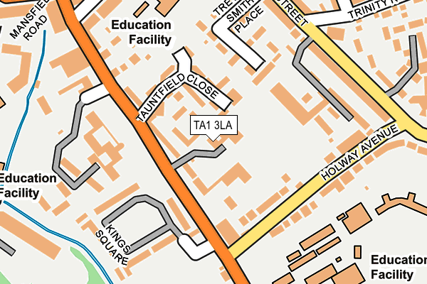 TA1 3LA map - OS OpenMap – Local (Ordnance Survey) TA1 3LA map - OS OpenMap – Local (Ordnance Survey)