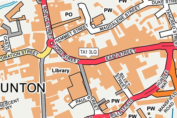 TA1 3LQ map - OS OpenMap – Local (Ordnance Survey) TA1 3LQ map - OS OpenMap – Local (Ordnance Survey)